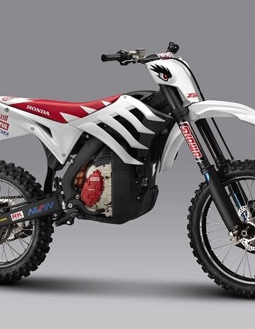 mugen électrique - moto verte
