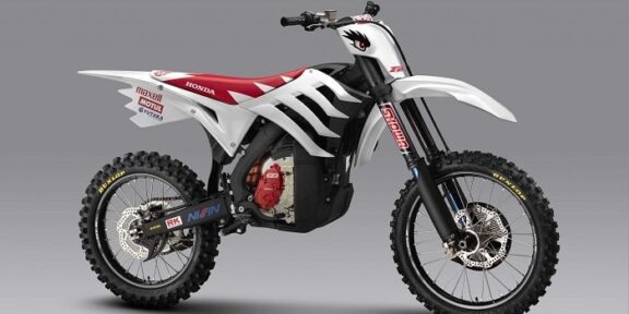mugen électrique - moto verte
