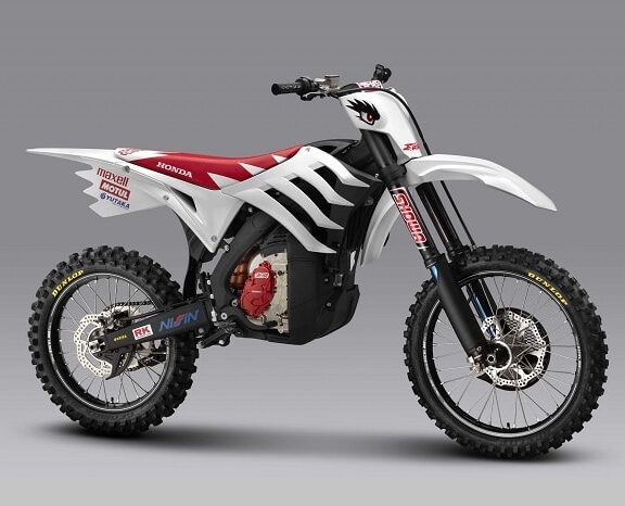 mugen électrique - moto verte