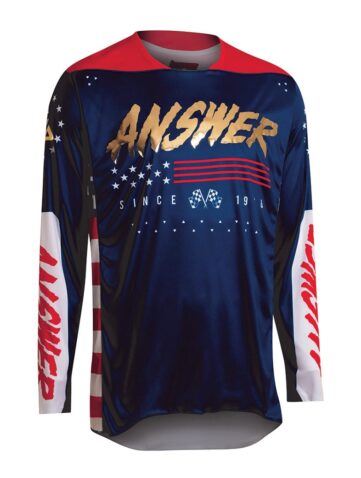Maillot Answer rouge bleu