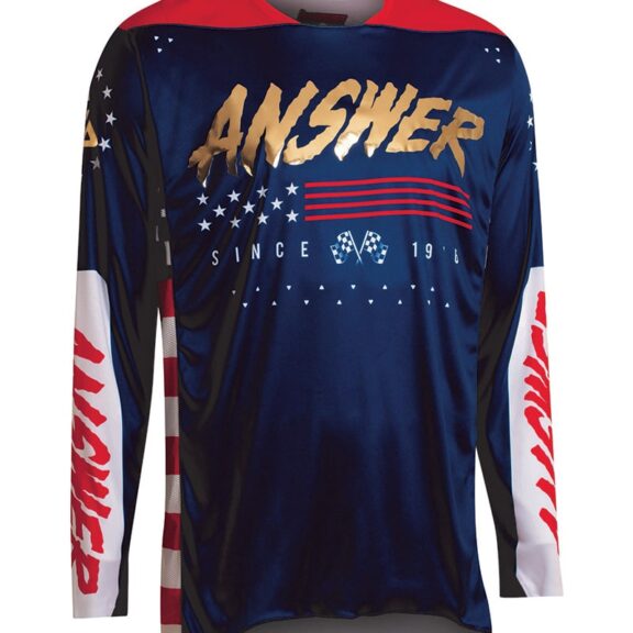 Maillot Answer rouge bleu