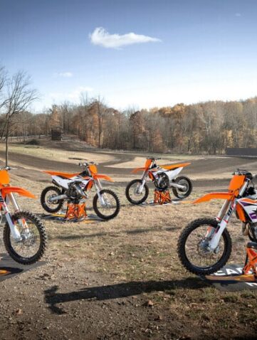 Les KTM 2024 à l'essai aux MX2K Days