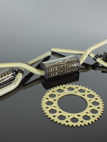 Renthal guidons et couronnes