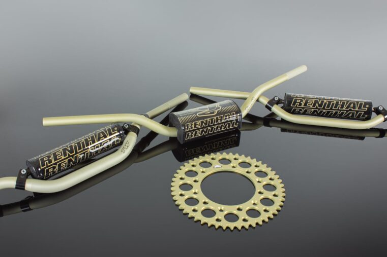 Renthal guidons et couronnes