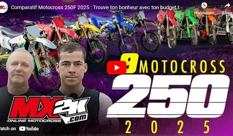 Comparatif 250F 2025